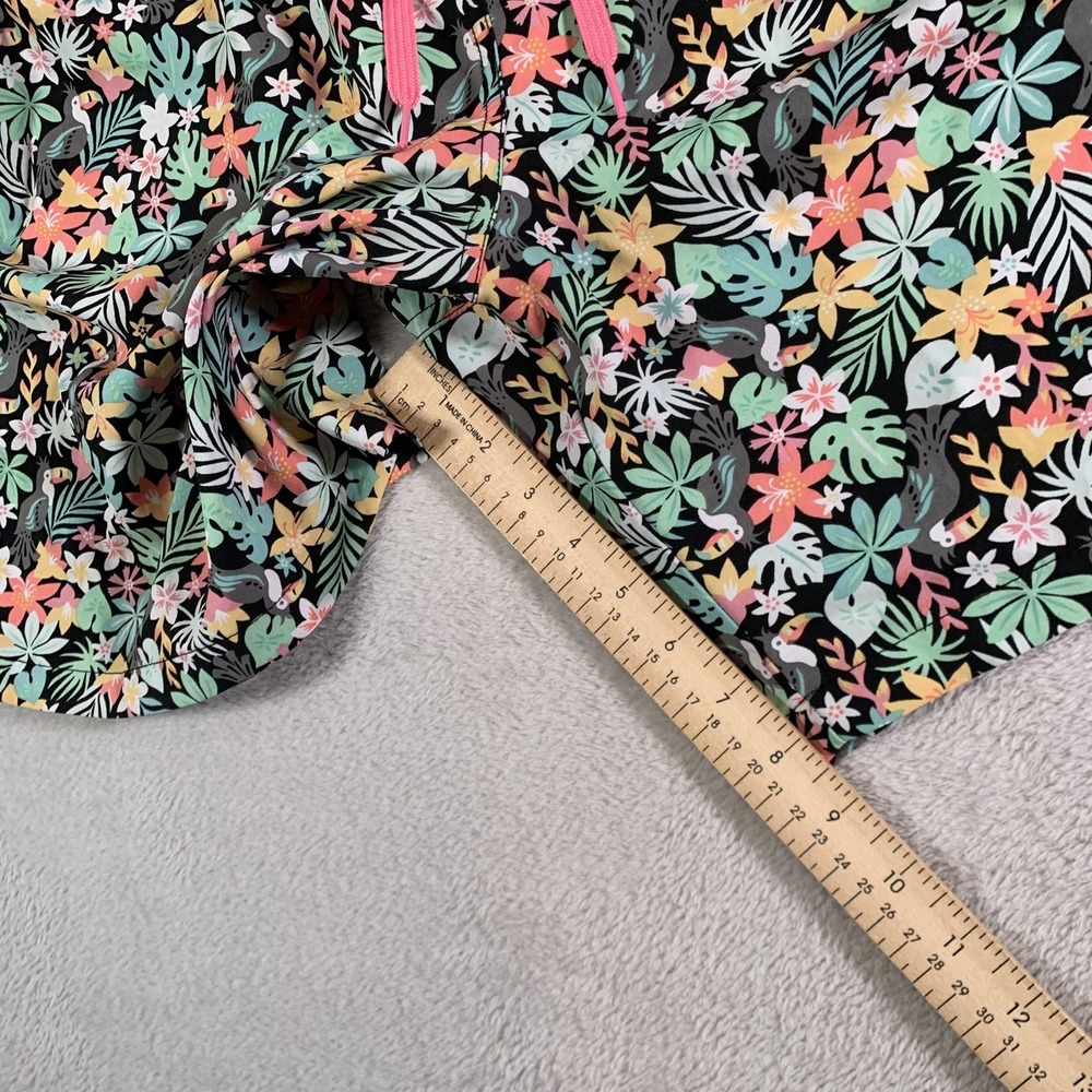 Chubbies‎ Shorts Mens 2XL Black Tropical Floral Swim Trunks Drawstring Lined - Picture 5 of 11